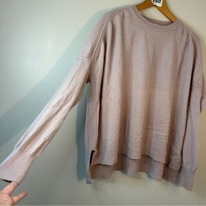 Maison de Papillon 100% Mongolian Cashmere Sand Sweater women's sz 1 preworn